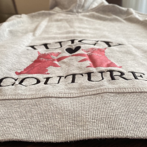 Juicy Couture Faux Fur Hoodie Sz M 8/10Y - Picture 11 of 14